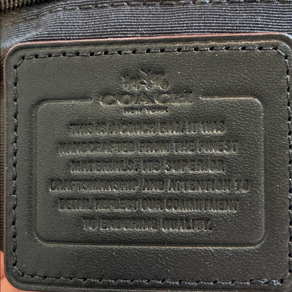 Coach Black and Gray Shoulder Bag - Picture 9 of 10